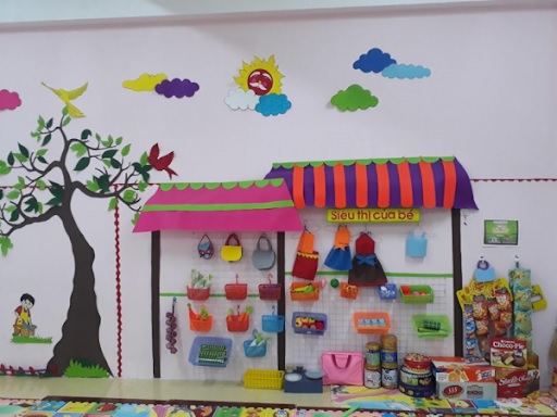 Cách bố trí, trang trí góc lớp học mầm non