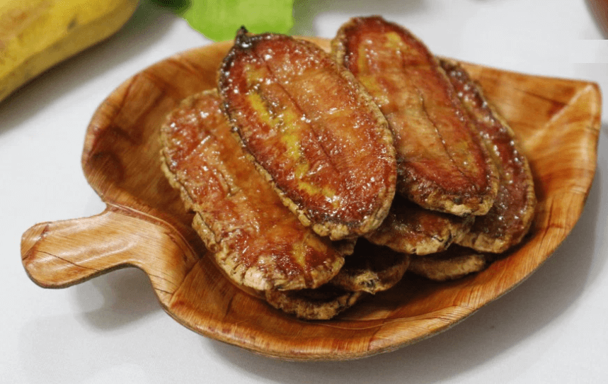 Chuối sấy dẻo bằng nồi chiên không dầu