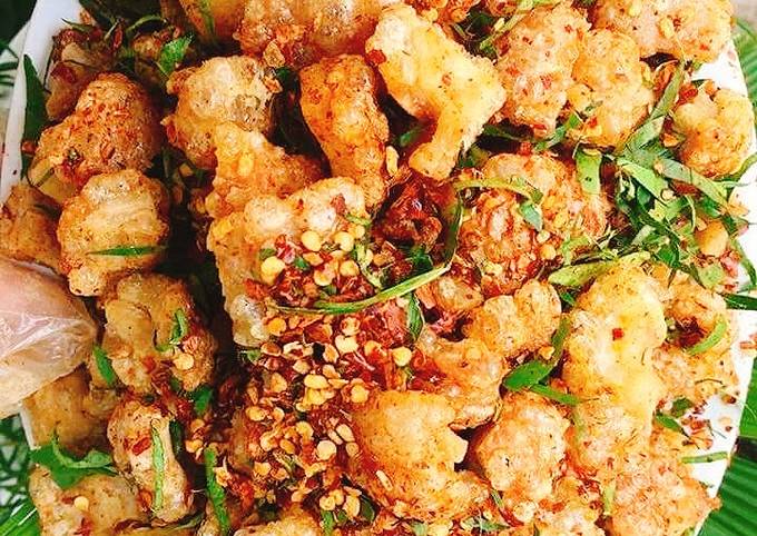 Cách làm tóp mỡ xóc muối ớt bằng nồi chiên không dầu Cách làm tóp mỡ xóc muối ớt bằng nồi chiên không dầu