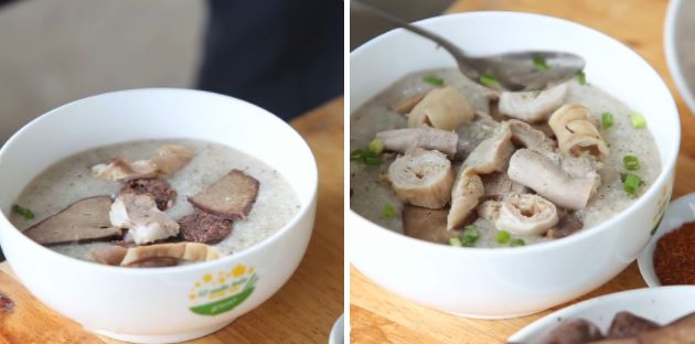 Cách nấu cháo lòng heo ngon đơn giản nhất kiểu miền Bắc