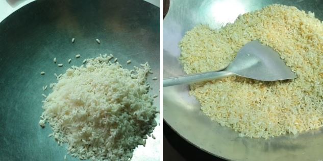 Cách nấu cháo lòng gạo rang