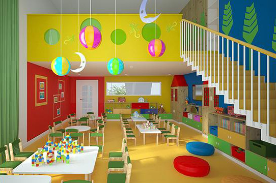 Trang trí lớp học mầm non theo hướng mở 3