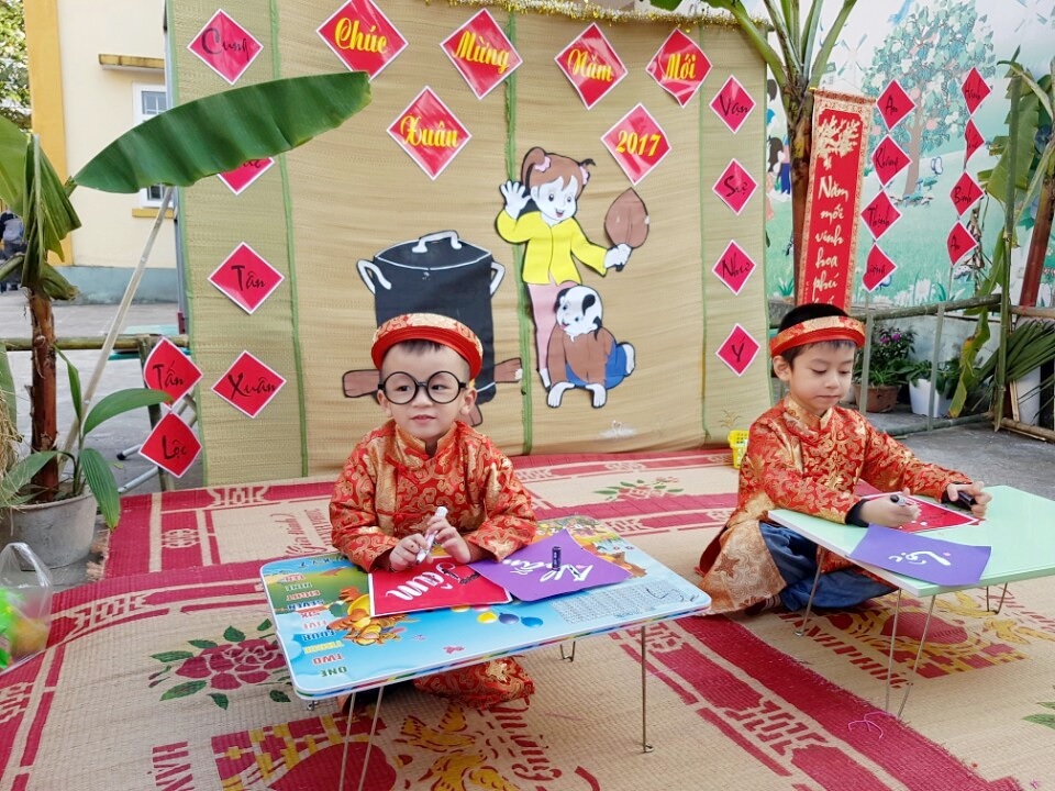 Cách trang trí góc Tết trường mầm non Cách trang trí góc Tết trường mầm non
