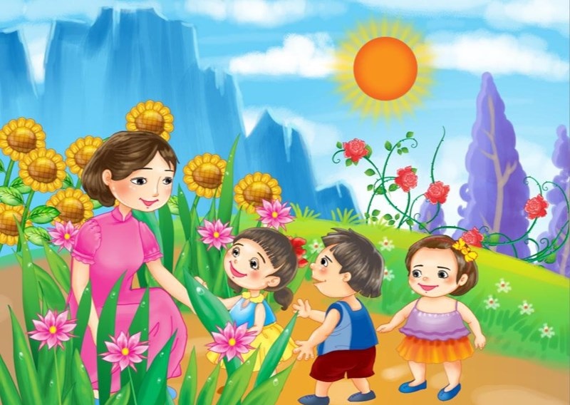 Mẫu vẽ tranh đề tài 20/11 đẹp nhất anime