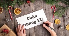 Stt chào tháng 12 yêu thương hay, hình ảnh tháng 12 đẹp
