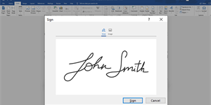 Cách chèn chữ ký vào Word, ký tên trong file Word đơn giản nhất