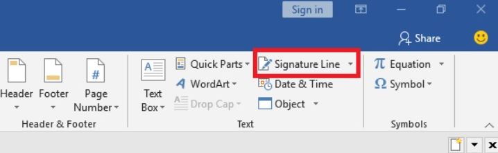 Cách chèn chữ ký vào Word, ký tên trong file Word đơn giản nhất