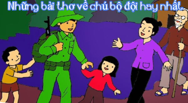 Những bài thơ về chúc bộ đội cho trẻ mầm non hay