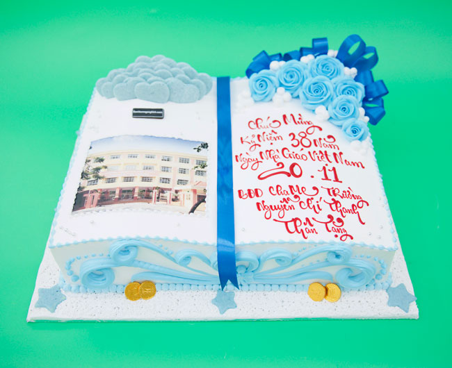 Mẫu bánh kem 20/11 mừng ngày Nhà giáo Việt Nam đẹp nhất