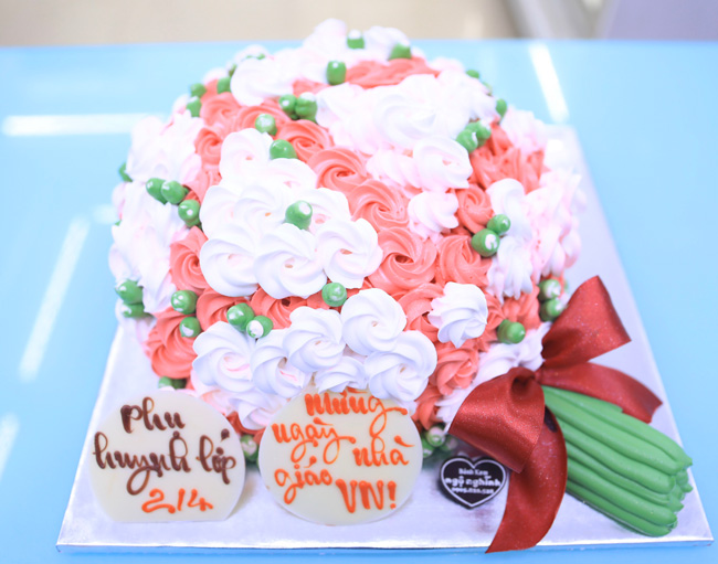 Mẫu bánh kem 20/11 mừng ngày Nhà giáo Việt Nam đẹp nhất