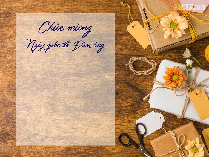 Thiệp chúc mừng ngày Quốc tế Đàn ông Thiệp chúc mừng ngày Quốc tế Đàn ông