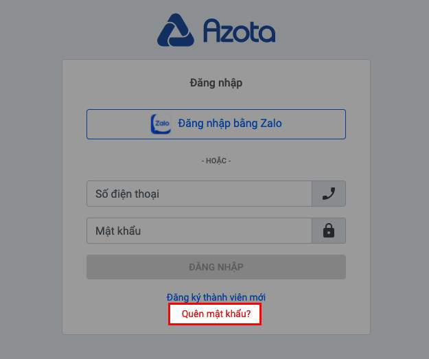 Truy cập trang web "azota.vn" Truy cập trang web "azota.vn"