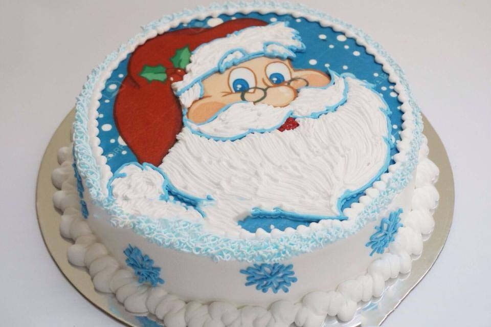 Mẫu bánh kem ông già Noel