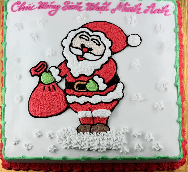 Mẫu bánh kem ông già Noel
