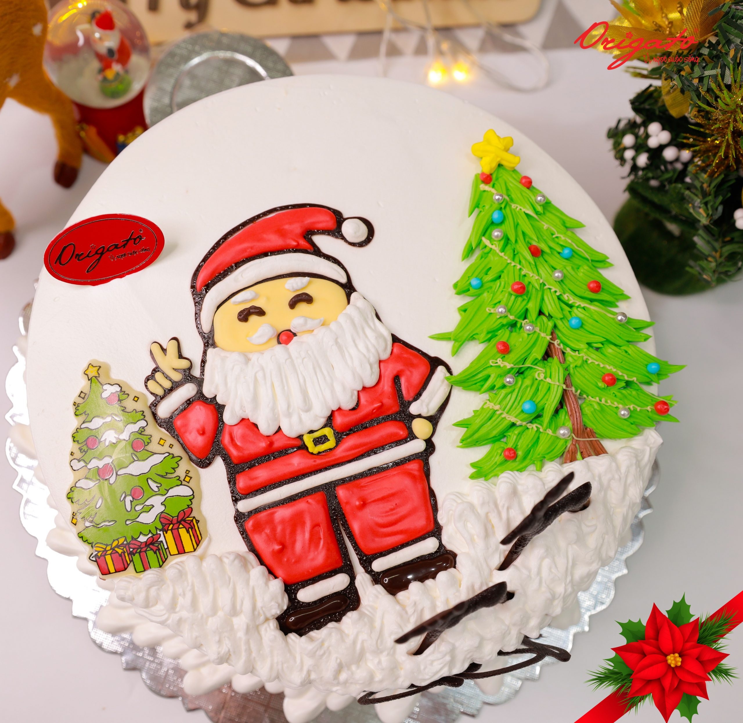Mẫu bánh kem ông già Noel