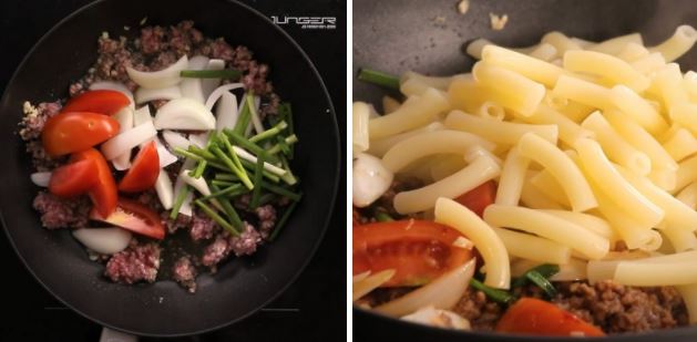 Cách làm nui xào bò cà chua