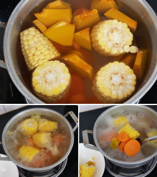 Hầm củ quả Hầm củ quả