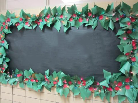 Ý tưởng trang trí bảng lớp Noel Ý tưởng trang trí bảng lớp Noel