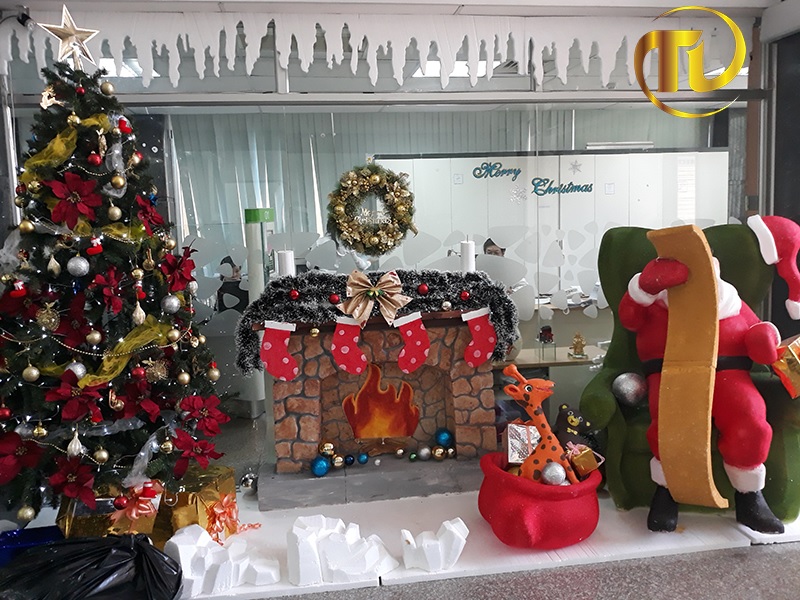 Cách trang trí Noel lớp học