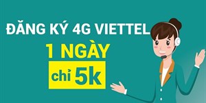 Cách đăng ký 4G Viettel 1 ngày đúng cú pháp