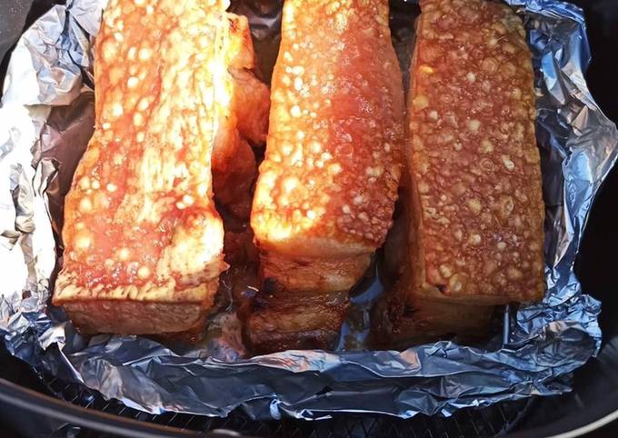 Thịt ba chỉ nướng nồi chiên không dầu