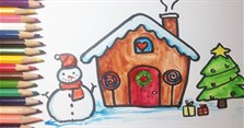 Cách vẽ tranh Noel Giáng Sinh đơn giản, đẹp nhất