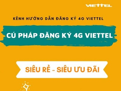 Cách đăng ký mạng Viettel 5K 1 ngày (mạng 3G, 4G)