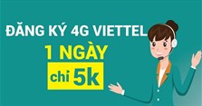 Cách đăng ký mạng Viettel 5K 1 ngày (mạng 3G, 4G)