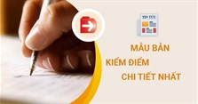 Mẫu bản kiểm điểm cá nhân chuẩn nhất
