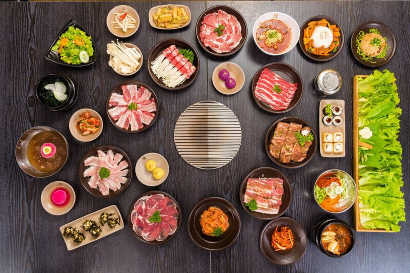 Nguyên liệu cần chuẩn bị để làm món lẩu nướng  