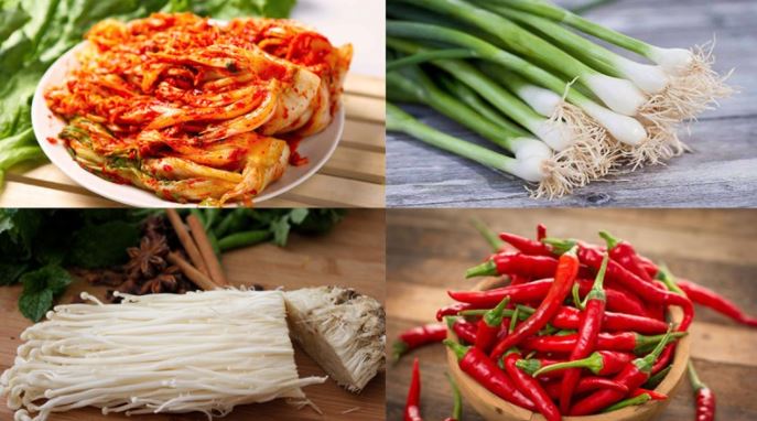 Cách nấu canh kim chi đậu phụ nấm