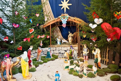 Mẫu hang đá Giáng Sinh nhỏ đẹp Mẫu hang đá Giáng Sinh nhỏ đẹp