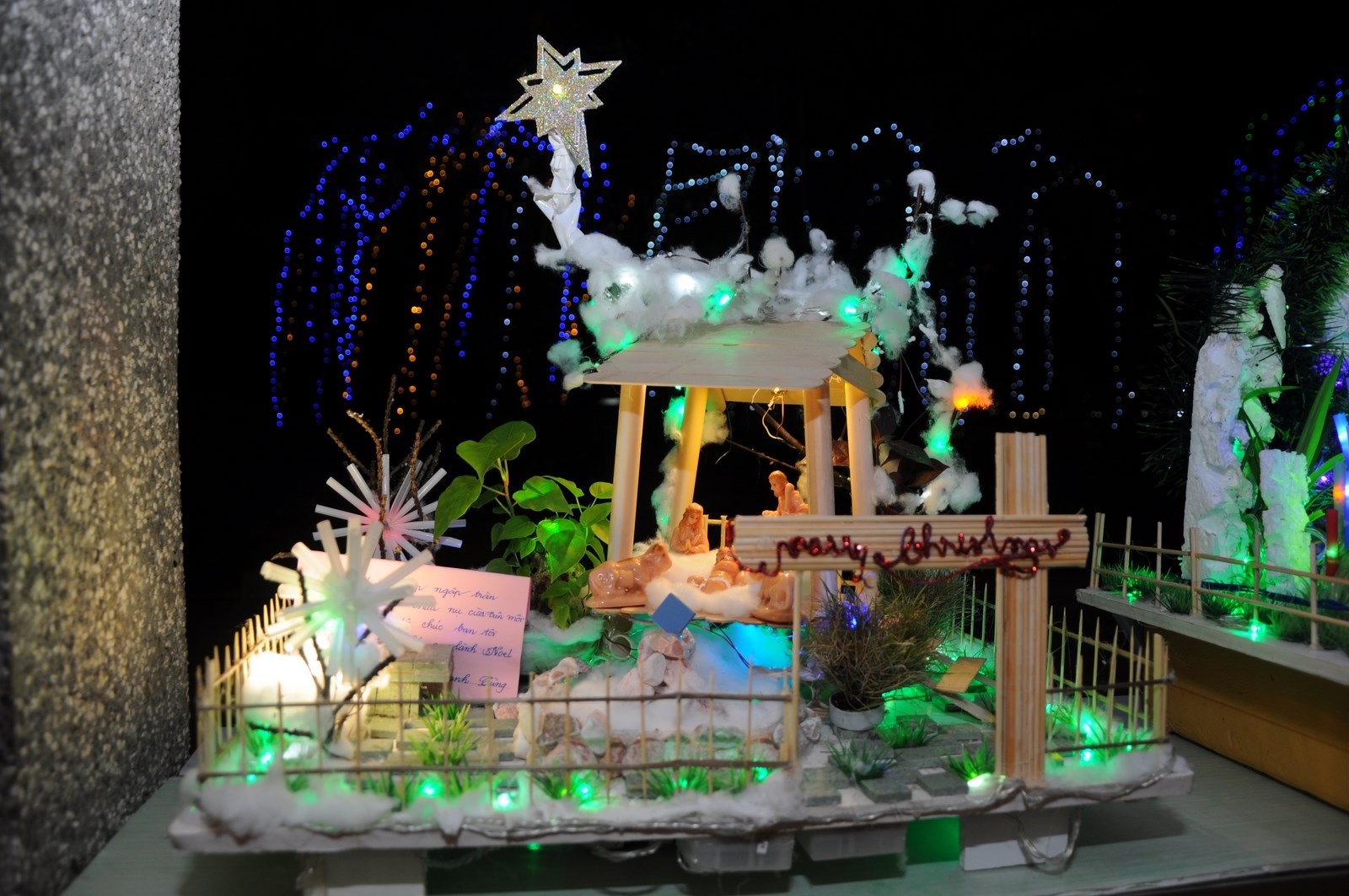 Mẫu hang đá Giáng Sinh nhỏ đẹp Mẫu hang đá Giáng Sinh nhỏ đẹp