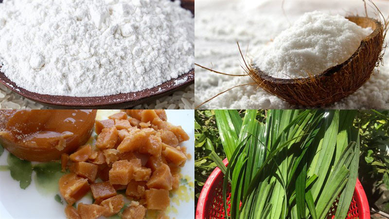 Nguyên liệu làm bánh lọt