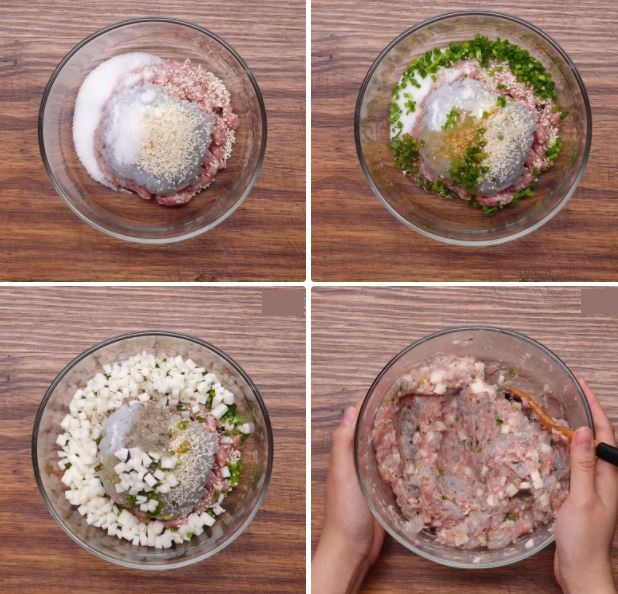 Cách làm há cảo nhân tôm thịt