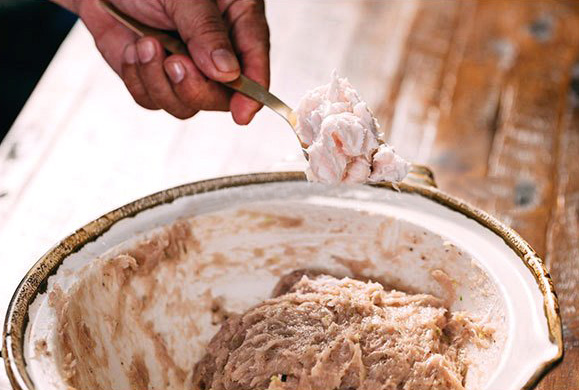 Sơ chế nhân há cảo Sơ chế nhân há cảo