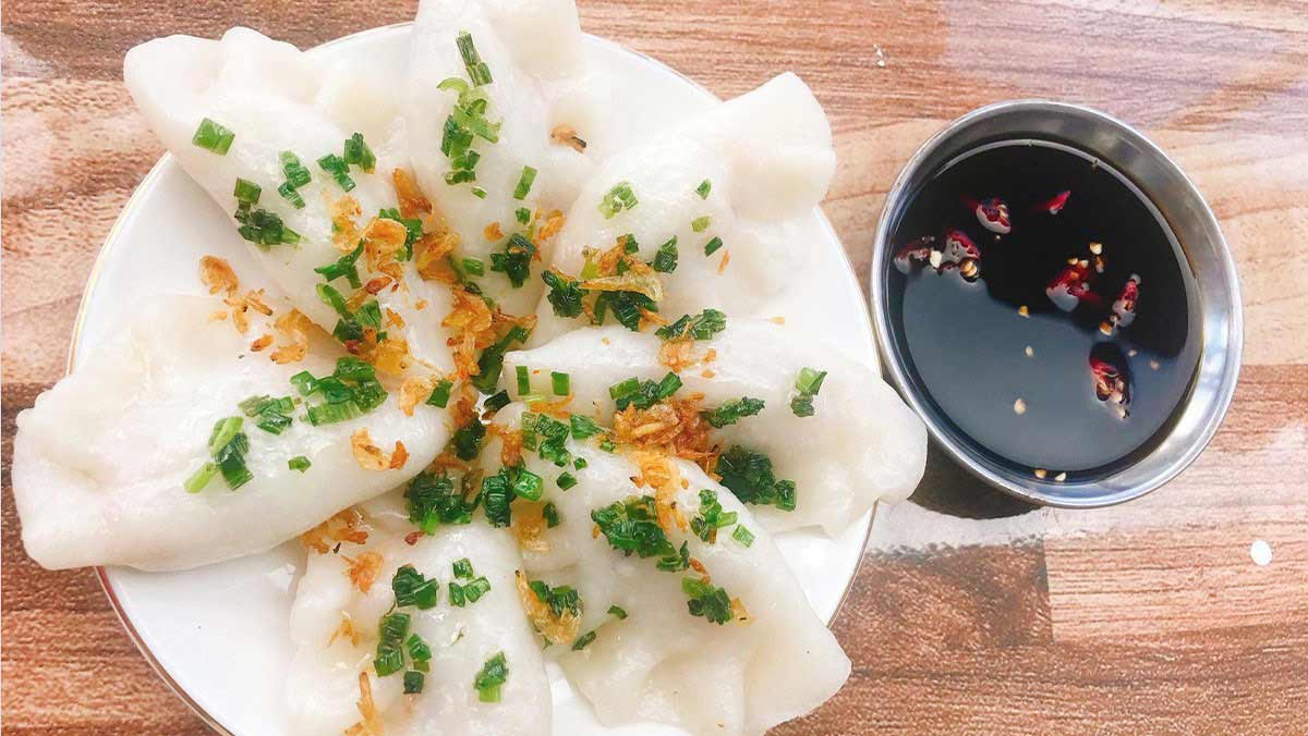 Thành phẩm món há cảo Thành phẩm món há cảo