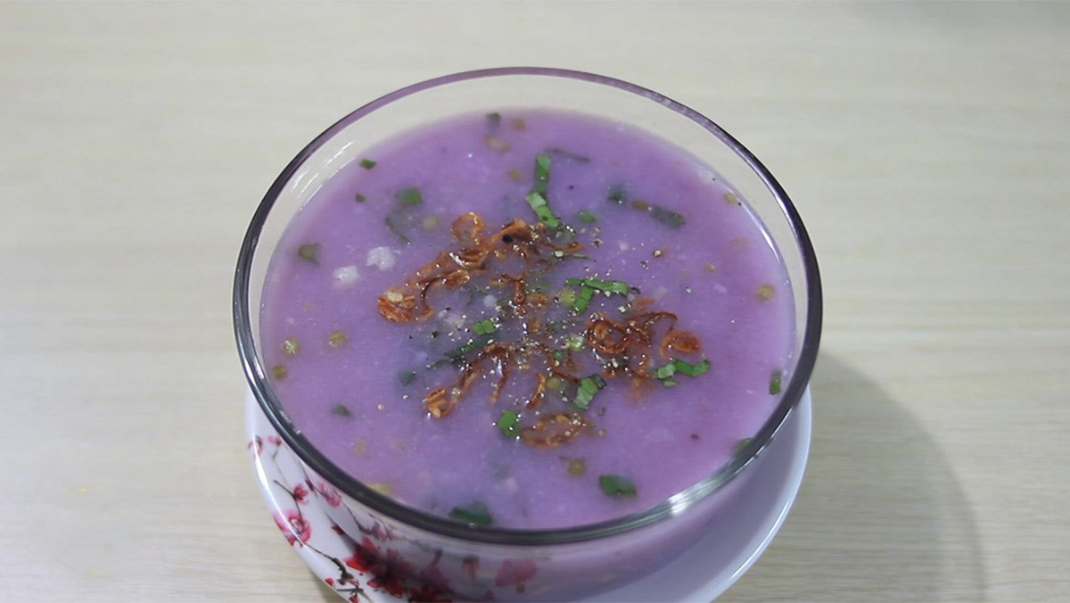 Canh khoai mỡ ngon với thịt