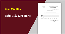 Mẫu giấy giới thiệu chuẩn nhất (kèm file tải Word)