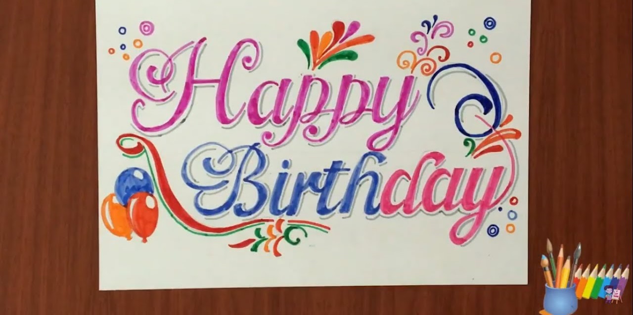 Mẫu vẽ thiệp chúc mừng sinh nhật đẹp nhất Mẫu vẽ thiệp chúc mừng sinh nhật đẹp nhất