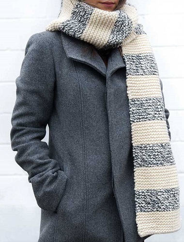 Mẫu khăn len đẹp, đơn giản nhất cho nam, nữ