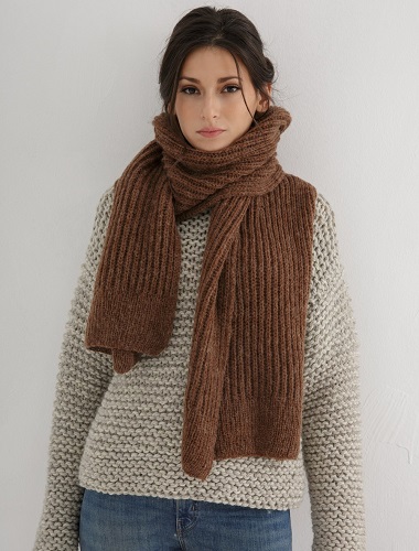 Mẫu khăn len đẹp, đơn giản nhất cho nam, nữ