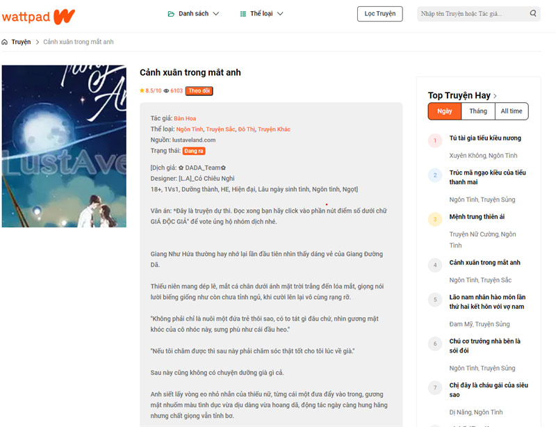 Nhấn vào truyện mà bạn muốn đọc Nhấn vào truyện mà bạn muốn đọc