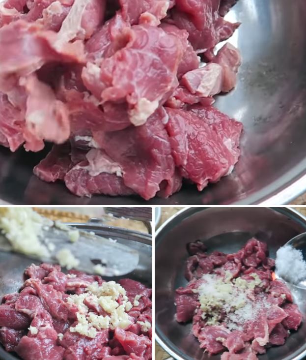 Cách làm thịt trâu xào lá lốt ngon