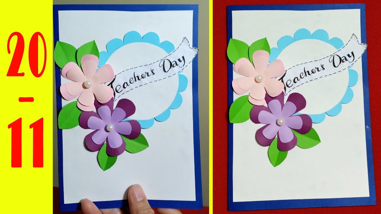 Mẫu vẽ thiệp 20/11 đẹp đơn giản nhất Mẫu vẽ thiệp 20/11 đẹp đơn giản nhất