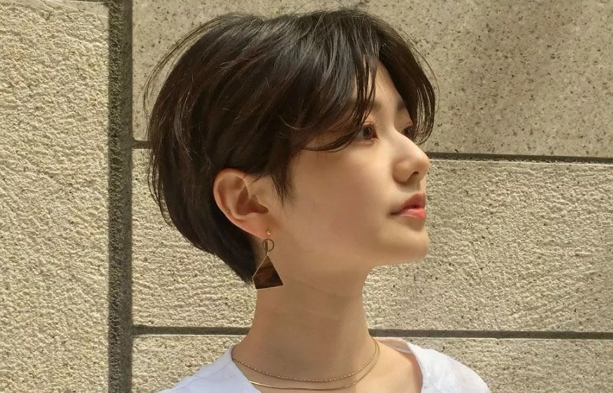 Kiểu tóc tomboy cho nữ mặt tròn