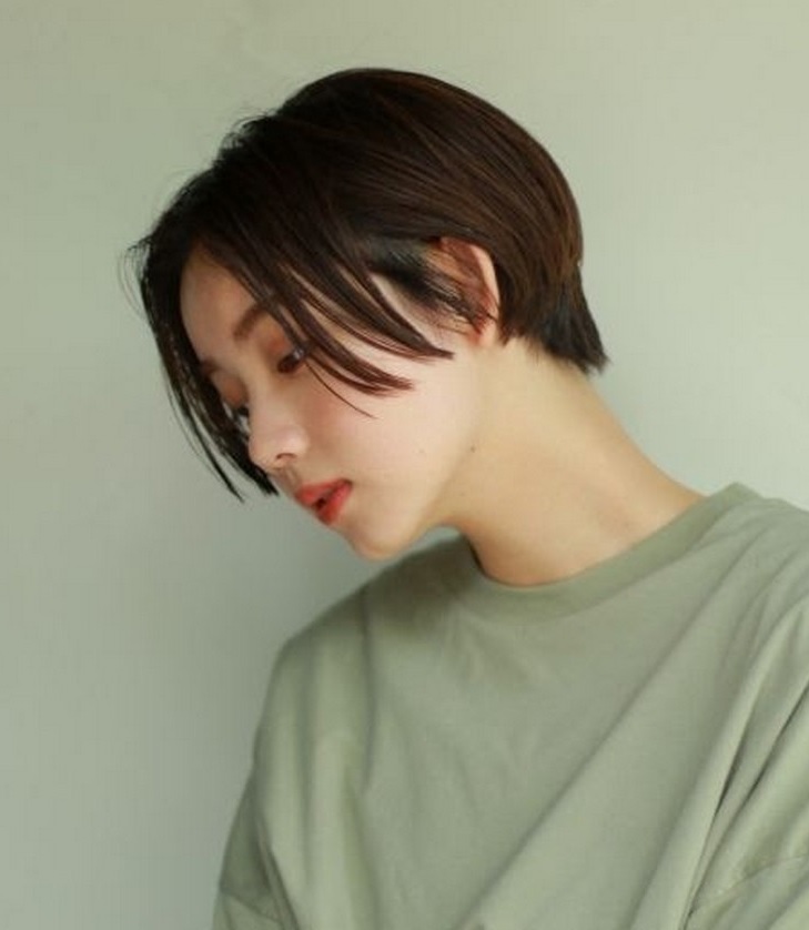 Kiểu tóc tomboy cho nữ mặt tròn