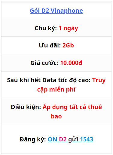 Cách đăng ký 4G Vina 1 ngày 10k