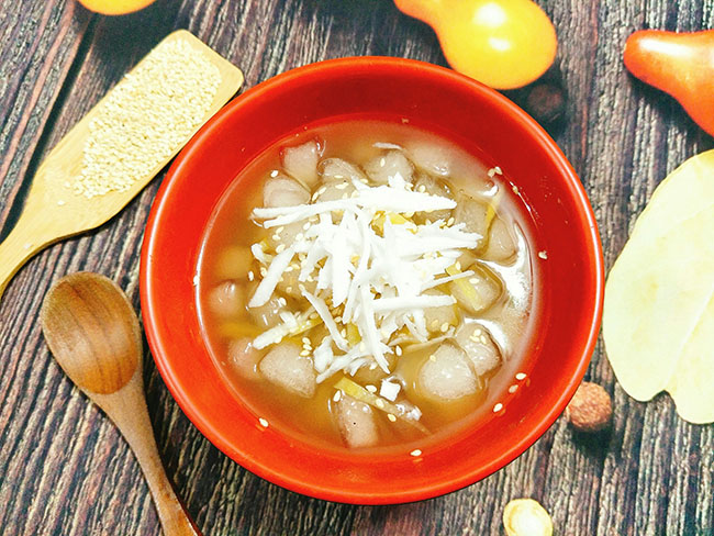 Cách nấu chè hoa cau trân châu ngon