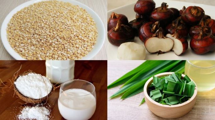 Cách nấu chè hoa cau bằng bột sắn dây